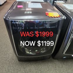 9.0 Cu. Ft. Vented Smart Electric Dryer In Black Stainless 