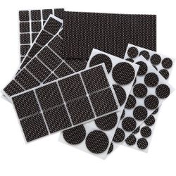 Non Slip Furniture Pads - Furnigear Premium 129 Pack Furniture Grippers Adhesive Furniture Felt Pads, Silicone Points Surface Keep in Place Furniture 
