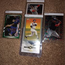 5 Baseball Cards ( Tops/ Panini )