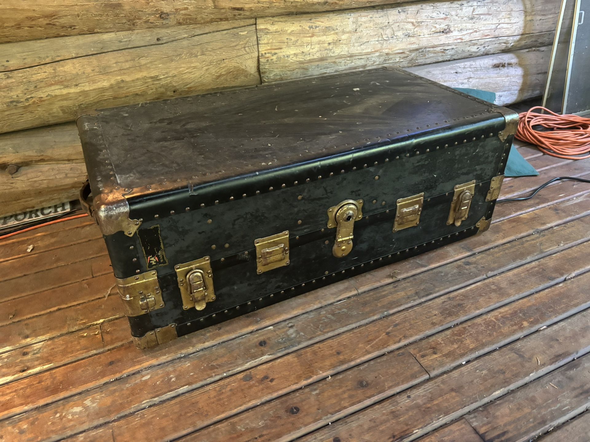 Antique Steamer Trunk Wardrobe