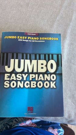 jumbo easy piano book