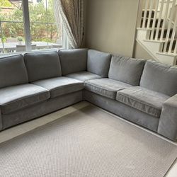 Grey L Shaped Couch 