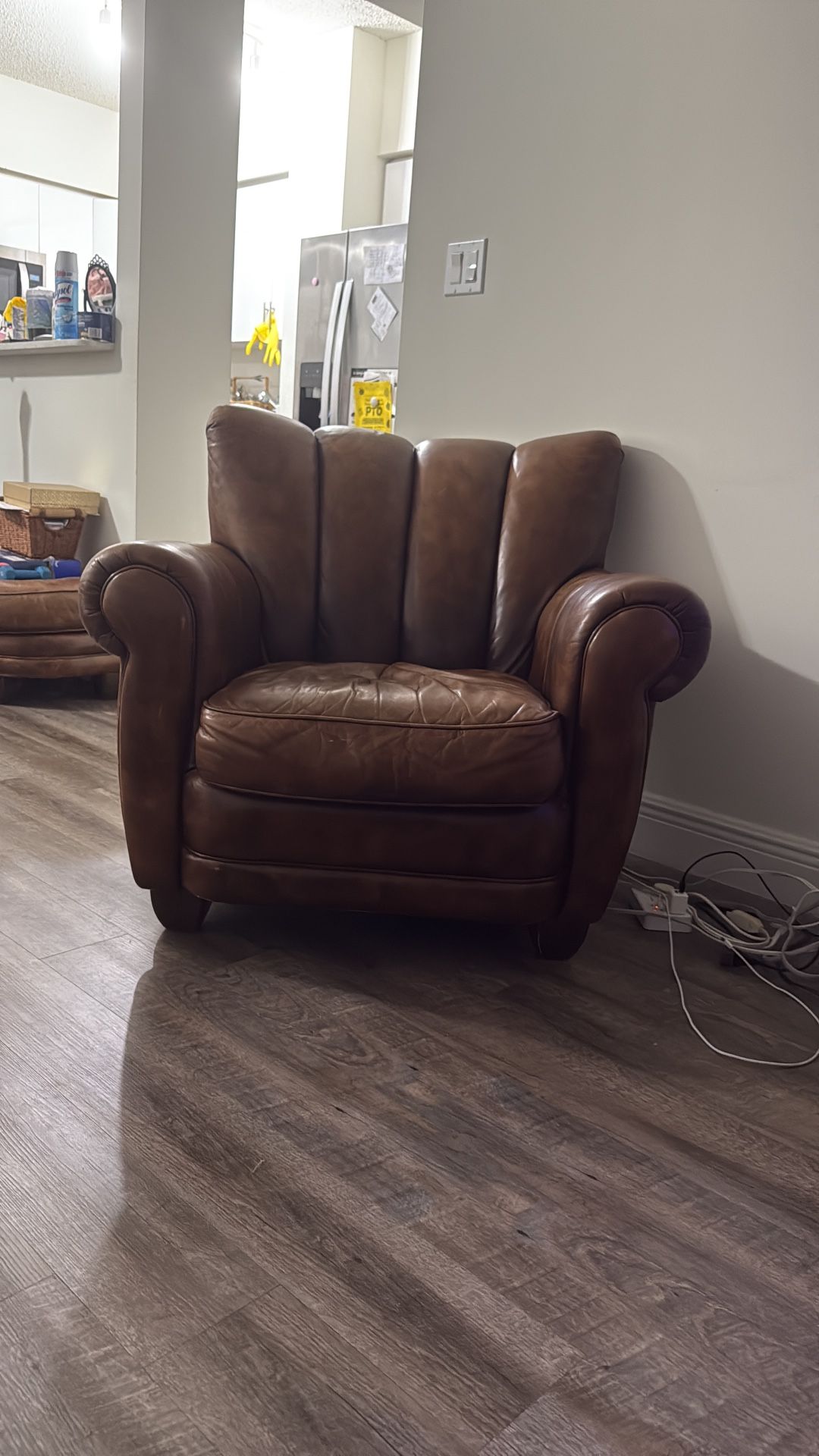 Leaving Room 3 Sofas,  3 Wood Beach Style Tables 