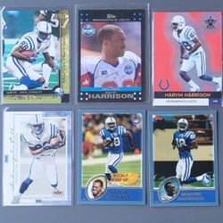🏈 6 Card Lot - HOF Marvin Harrison Cards