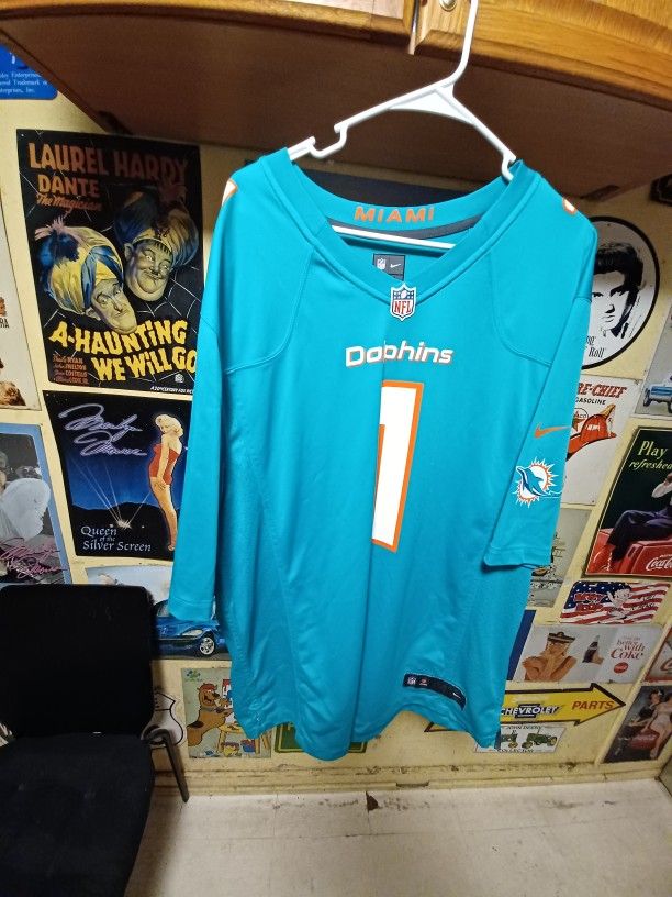 Miami Dolphins Tua Tagovailoa Jersey 2X