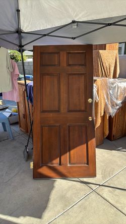 Wood Door /Living Room