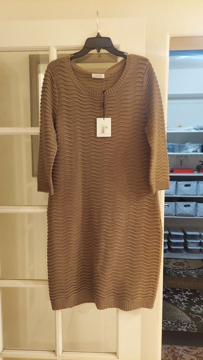 NEW CALVIN KLEIN knit Dress