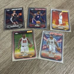 TOPPS CHROME BASKETBALL CARDS 
