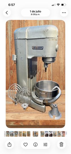 Mixer Hobart de 80 quart como está en la foto