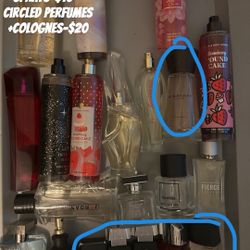 bath n body works & victoria's secret perfumes & more