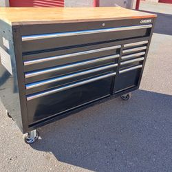 Tool Storage 52 in W x 20 in D Workbench Cabinet