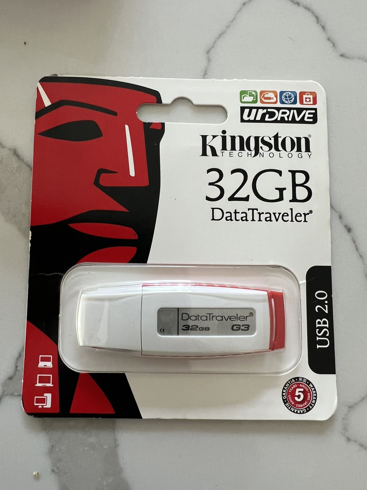 NEW IN PACKAGE: Kingston 32GB USB Drive