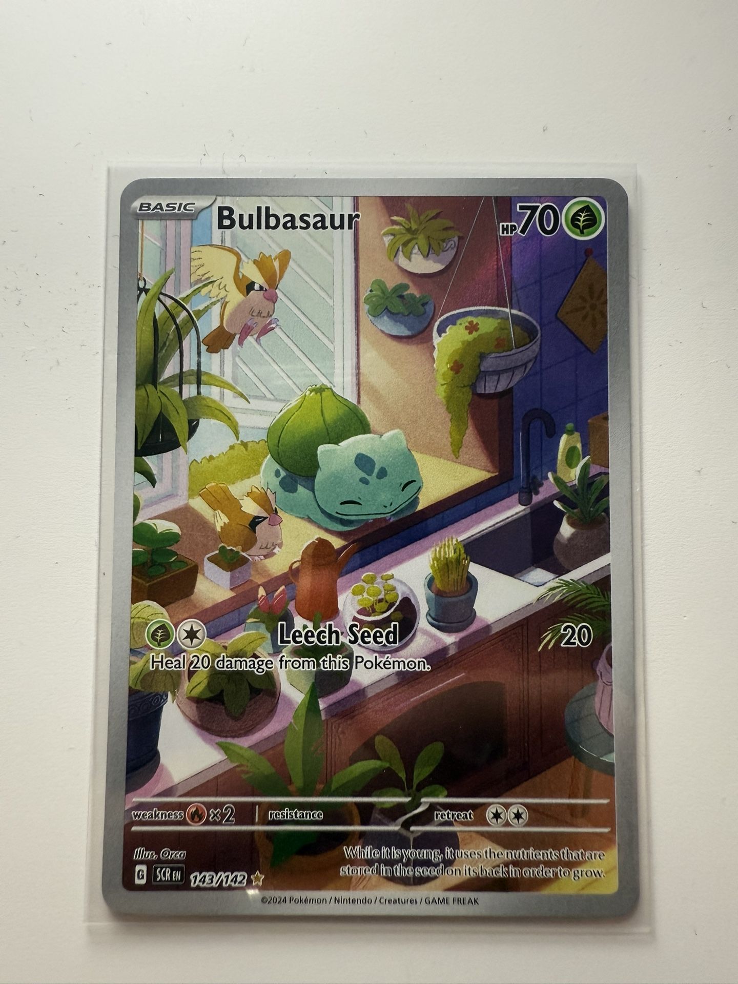 Bulbasaur 143/142 Sv07: Stellar Crown Holo