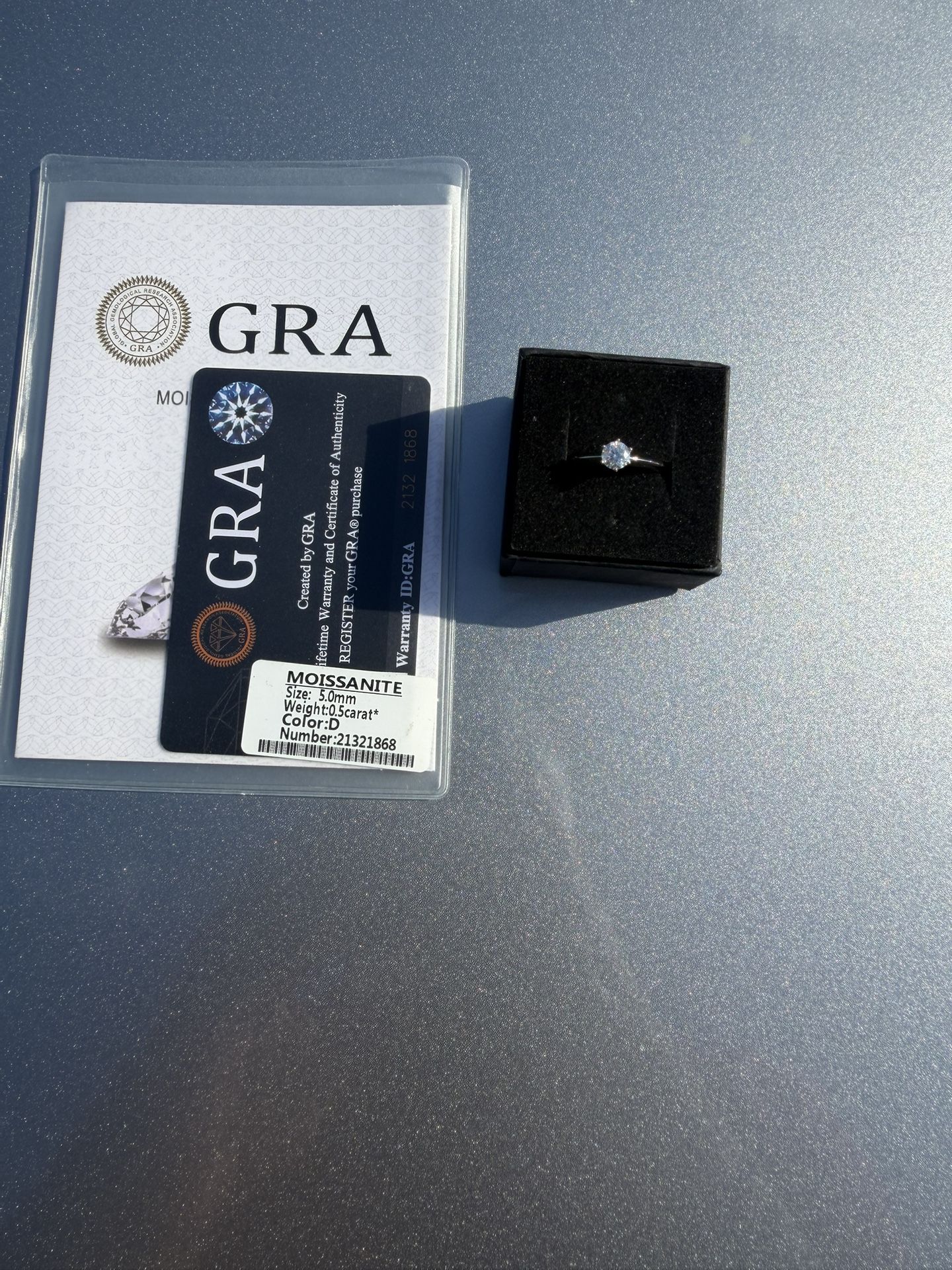 Vvs1 Moissanite Promise Ring