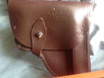 European leather holster Fit Walther PPK, PPKS, Mauser HSC & 1910-1934, CZ27, CZ50, PA63, Makarov