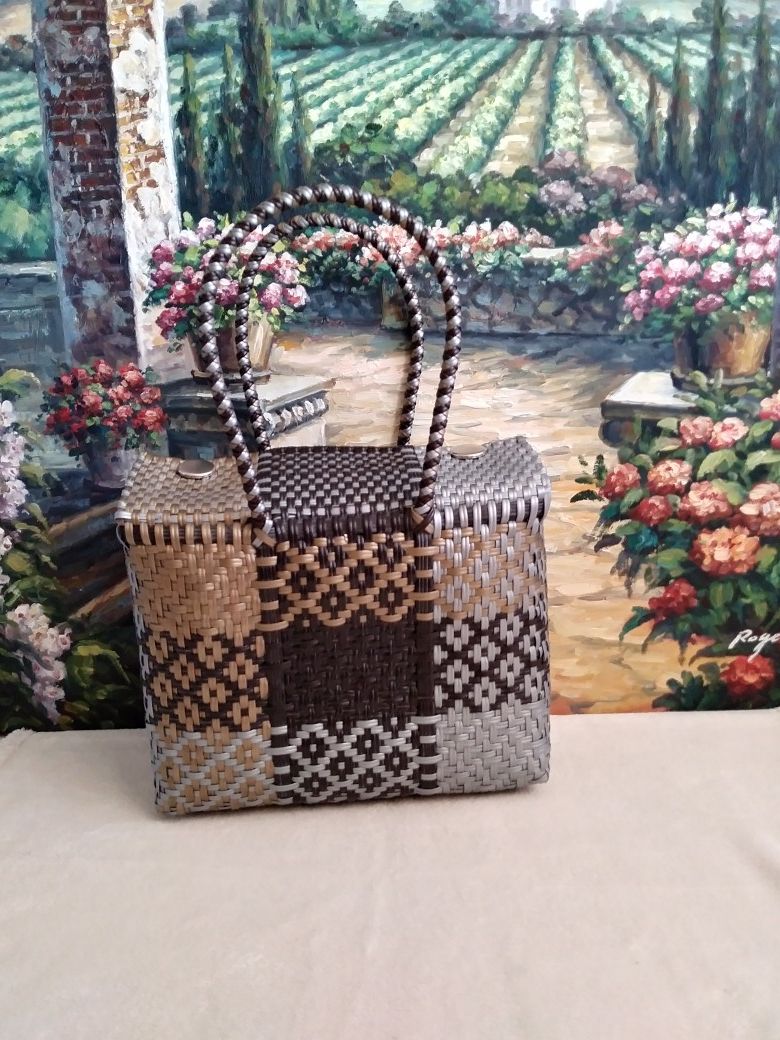 Mexican Artesanal Bag. Lunch Bag. Beach Bag. Lonchera Mexicana. Bolsa Artesanal Mexicana