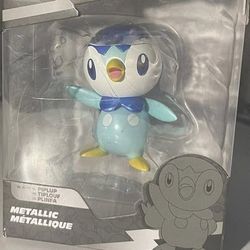 Pokemon - Piplup Select Metallic Figure