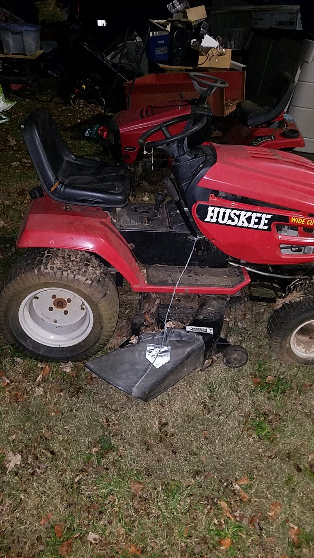 Huskee 21 hp, 46 in. Cut riding mower for parts