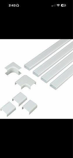 Legrand Wiremold On-Wall CordMate III High-Capacity Cord Concealment Kit -WMC332