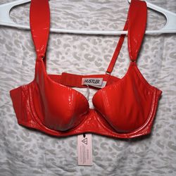 red faux leather set ❤️‍🔥