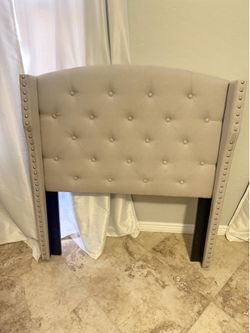 Upholstered twin headboard 45”Wx47”H