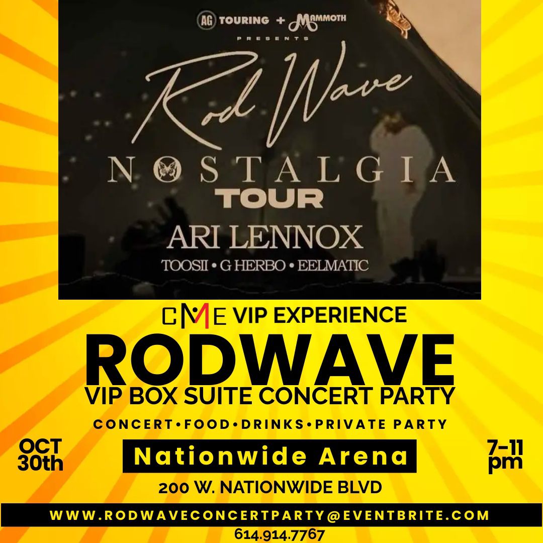 Rod Wave Box Suite Tickets @Nationwide Arena