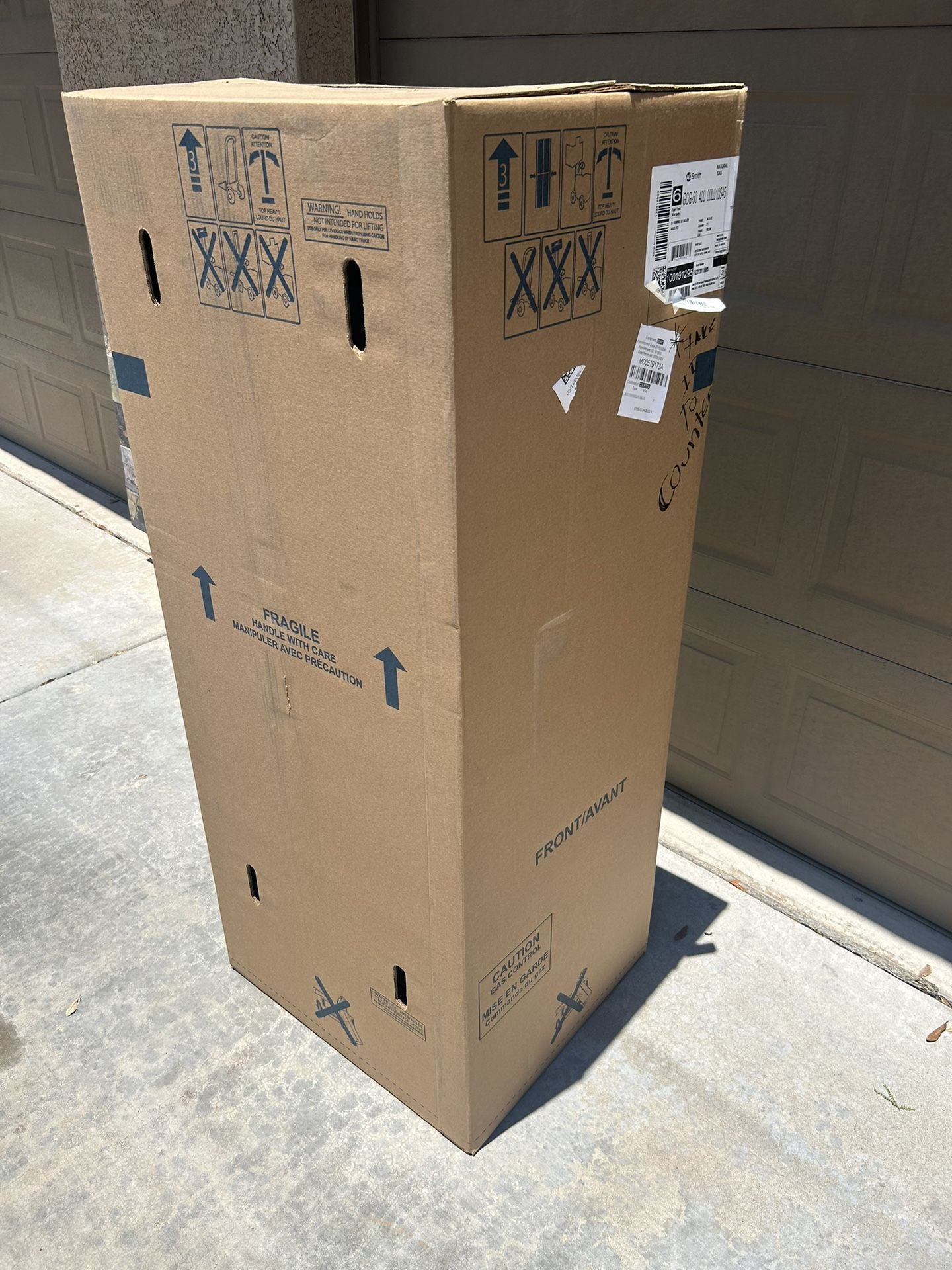 50 Gallon Gas Water Heater Brand New In The Box