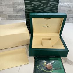 Rolex Watch Box With Paperwork New!