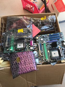 Motherboards, software & fans for computers
