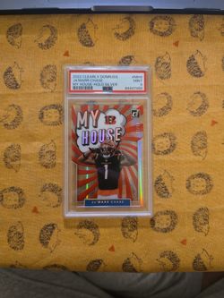 2022 Panini Clearly Donruss - Clearly My House Red #MH-8 Ja'Marr Chase /10 pop 1