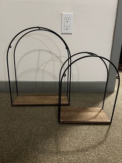 Wall display shelves