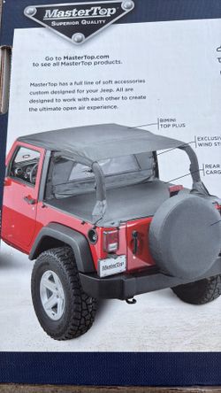 Jeep Bimini Top MESH STYLE