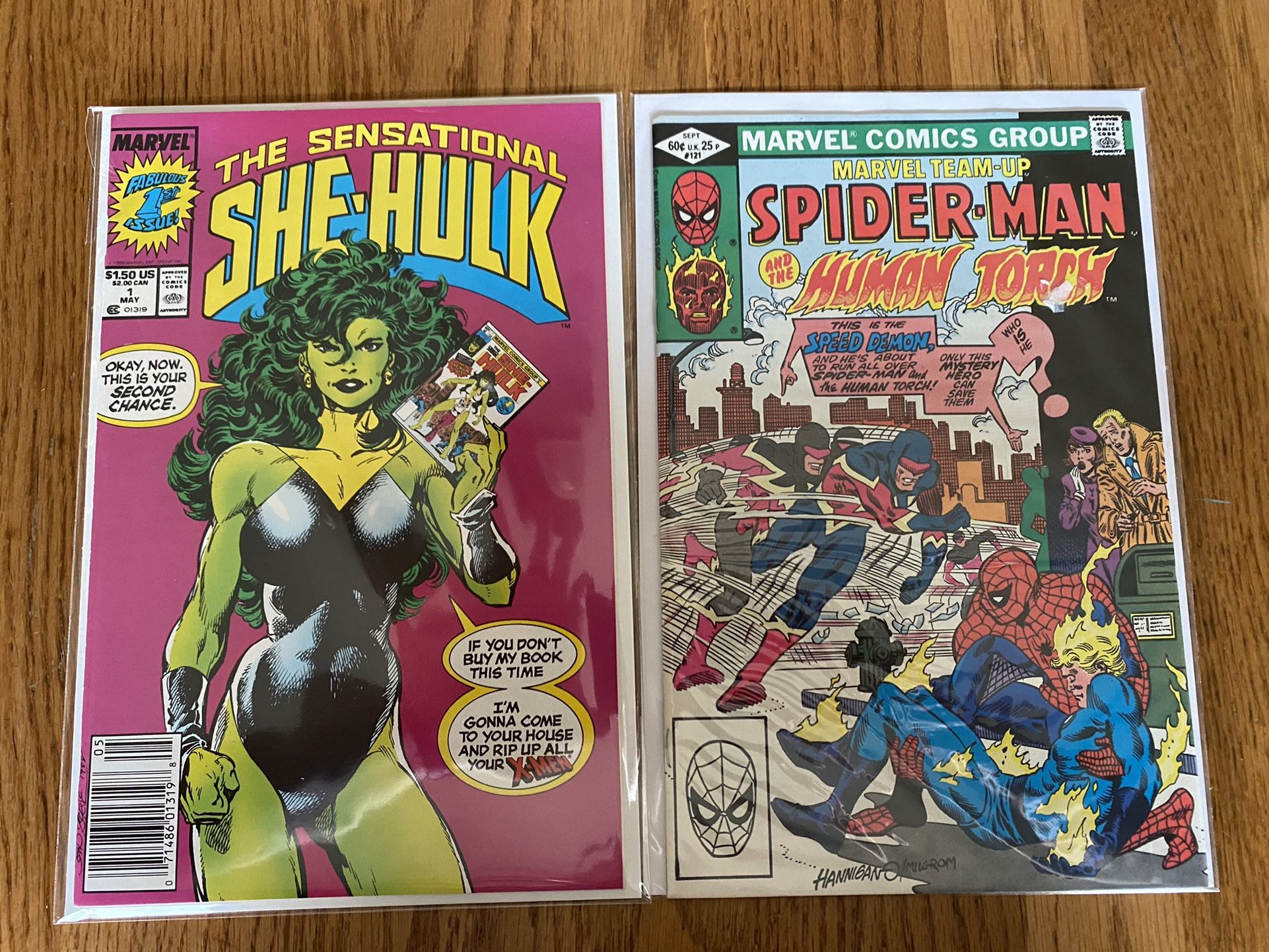 She-Hulk #1 and Marvel team-up #121