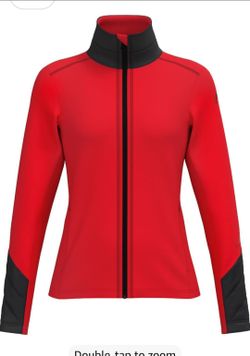 HEAD Women’s Asteria Full Zip Midlayer Power Stretch® Size 38 Red