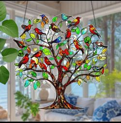 Whispering Grove — The Songbird Sanctuary Suncatcher