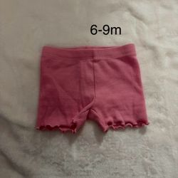 6-9m Pink Baby Short