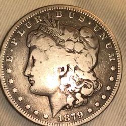 1879 S, Reverse Of 1878 Morgan XF Silver Dollar