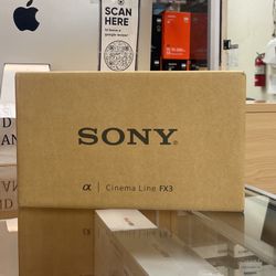 Sony FX3 Cinema Camera