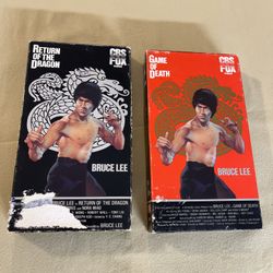 A Lot Of Bruce Lee Movies VHS 