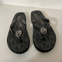 Michael Kors Flip Flops Used But Fine Size In Pics