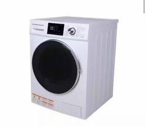 Hamilton Beach 2.7 cu. ft. White All-in-One Front Loading Washer and Dryer Combo