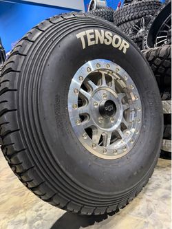 .Huge .sale. On 15” Beadlock machine or black wheels & 37x10-15 TENSOR DSR TIRES For 5 Lug SXS UTV (We Finance)