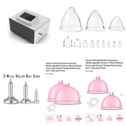 Vacuum Therapy Machine With Cups (butt Enhancement, Lymphatic Drainage)