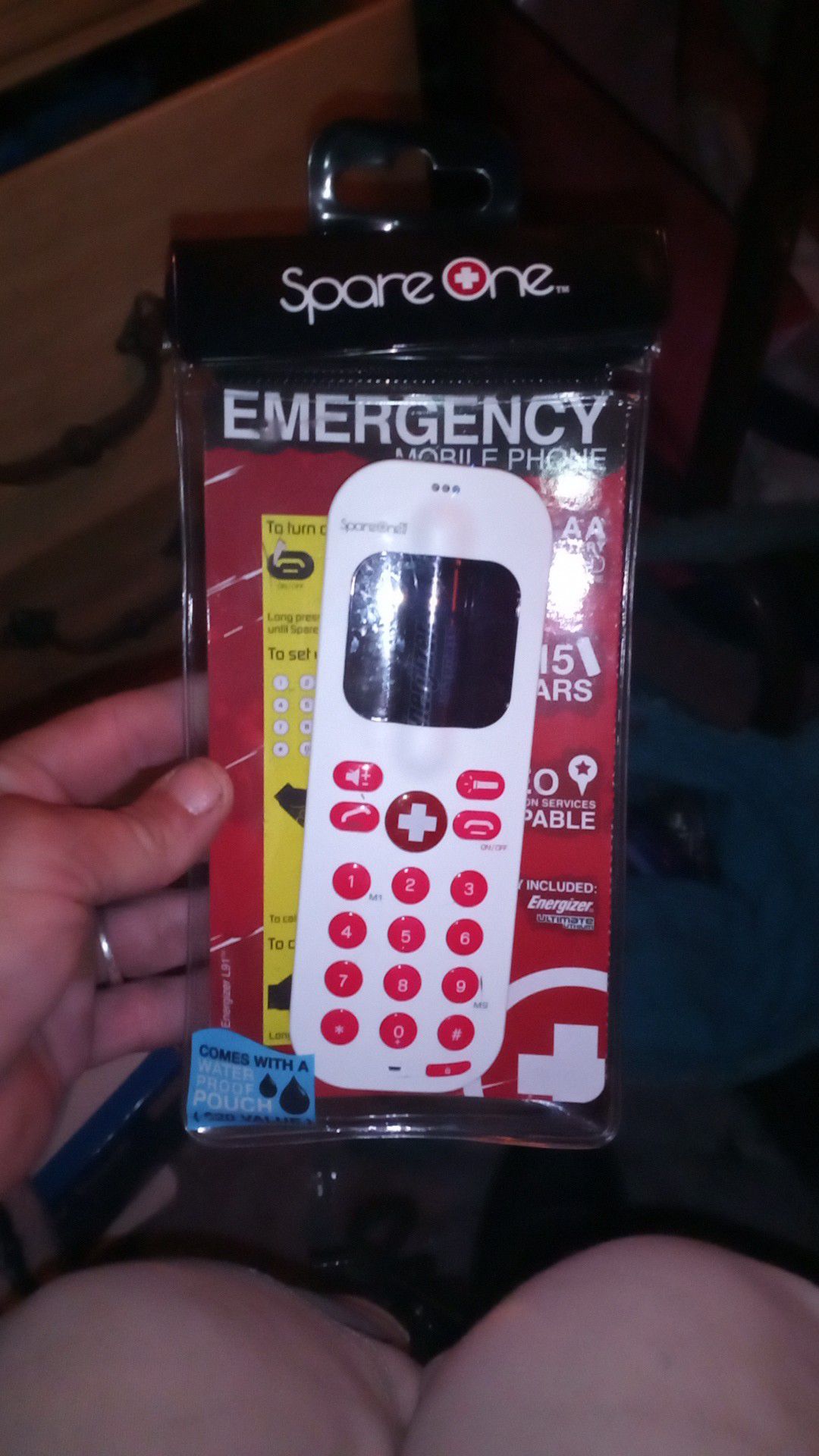 Emergency mobile phone
