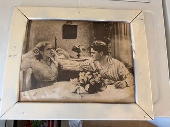 Vintage James Cagney /Mae Clark the grapefruit shot in public enemy movie