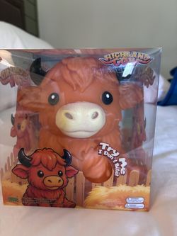 Viral Rare Highland Cow Animal Squishy