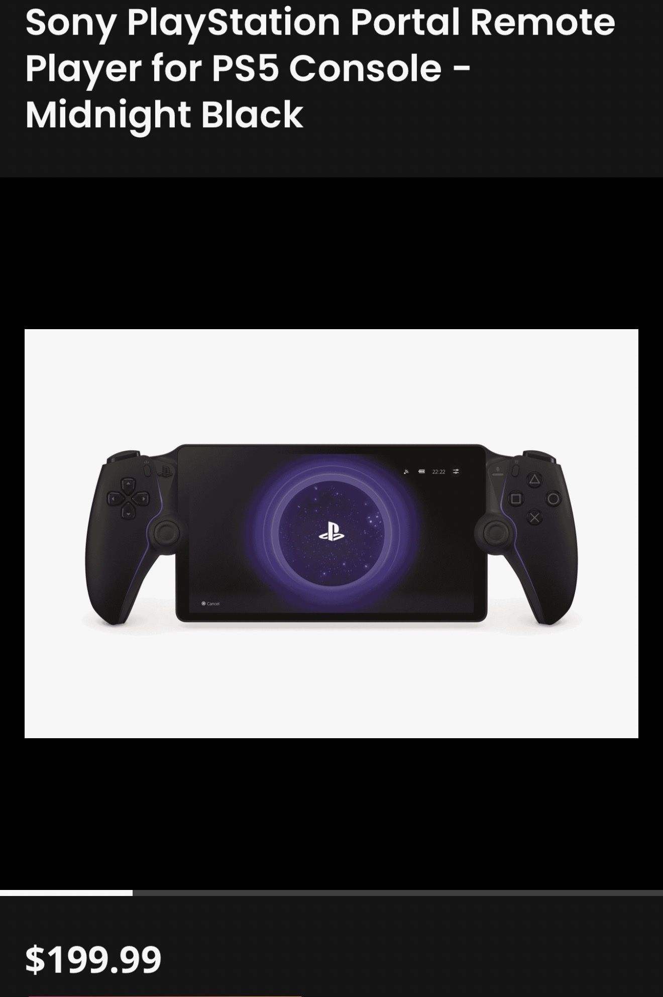 Used But Practically New Portal Midnight Edition