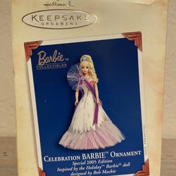 Celebration Barbie Ornament