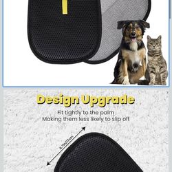 Guantes de depilación de mascotas para perros y gatos