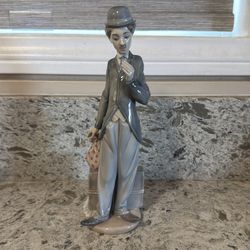 Llardro #5233 Charlie Chaplin Figure  11 1/2’